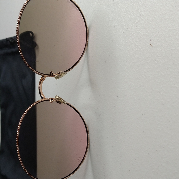 Christian Dior Sunglasses Rose Gold pink an brown lenses - Picture 4 of 9